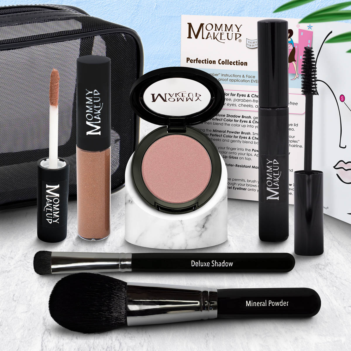 Beauty Makeup Kit 9Piece Set Makeup Set Lipstick Finishing Powder